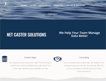 Tablet Screenshot of netcastersolutions.com